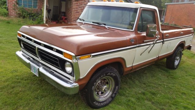 1977 Ford F-250 Ranger camper special pickup truck 1977 Ford F-250 Ranger