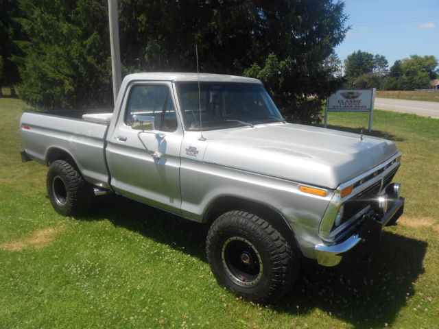 1977 Ford F150 Runs Drives Great Factory 4X4 and Short Bed NO Reserve 1977 Ford F-150
