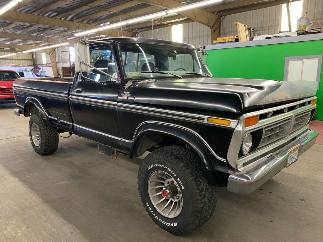 1977 FORD F250 HIGH BOY 4X4 WITH RARE 4 SPEED NO RESERVE DELIVERY AVAILABLE 1977 Ford F-250
