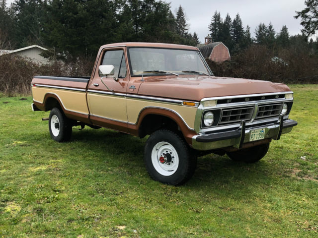 1977 Ford F250 Ranger XLT HIghboy 138K 4WD 390 V8 NO RESERVE 1977 Ford F-250 Ranger XLT Highboy