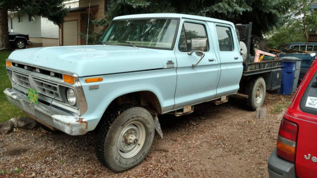1977 Ford Hi-Boy F-250 Crew Cab 4x4 Flatbed 1977 Ford F-250 Custom