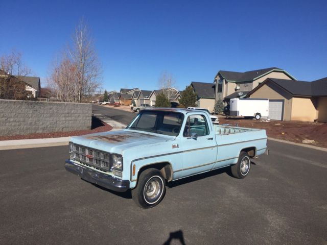 1977 GMC C15 Sierra Grande Factory 454 1977 Chevrolet C-10