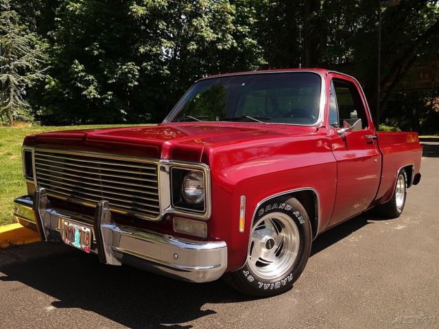 1977 GMC Short Bed Sierra Pickup 350 V8 TH350 Auto PS PDB 1977 GMC Sierra 1500 Short Bed