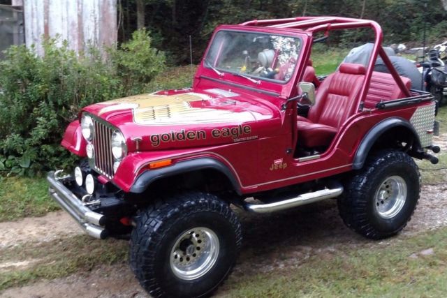 1977 GOLDEN EAGLE/LIMITED EDITION.JEEP CJ5. ANNIVERSARY.. COMPLETE RESTO. 1977 Jeep CJ GOLDEN EAGLE LIMITED EDITION