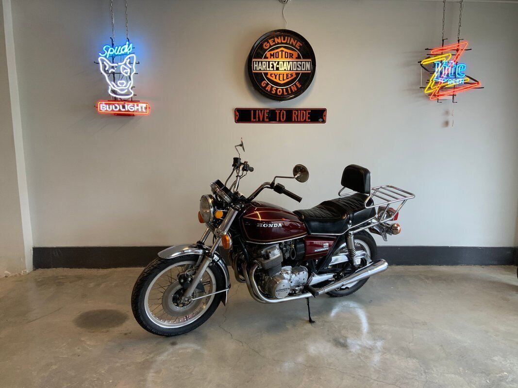 1977 Honda CB 750A Hondamatic 7062 Miles Burgundy cruiser 736cc 2 Speed Automati 1977 Honda CB 750A Hondamatic