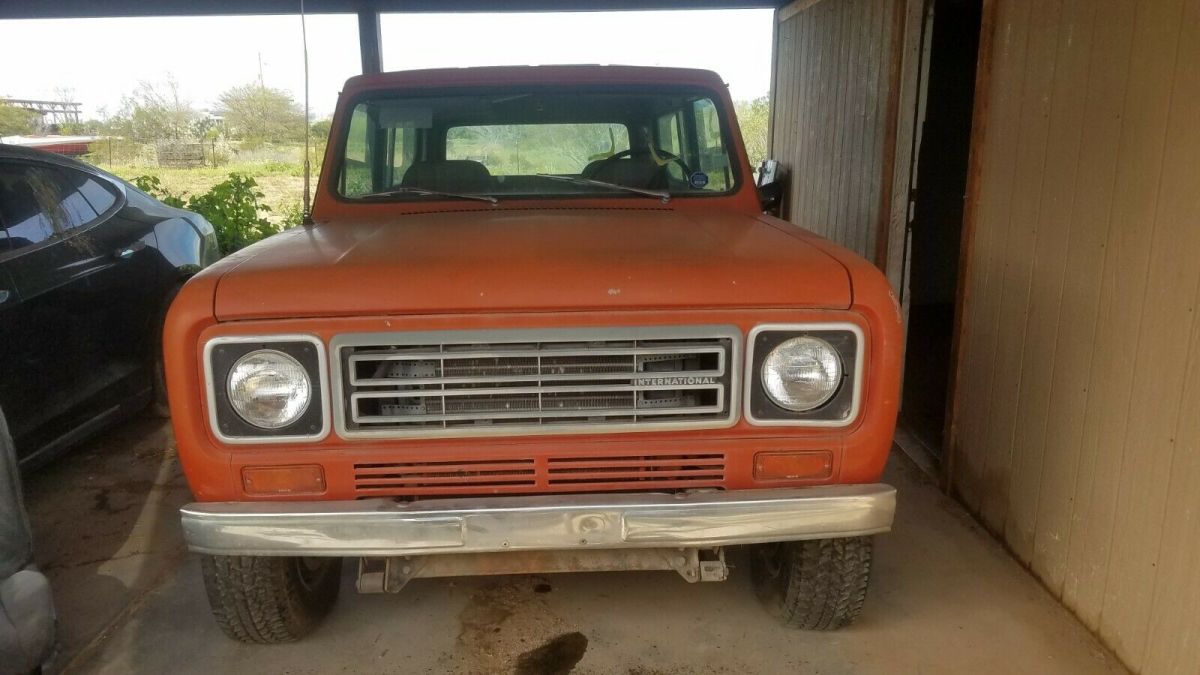 1977 IH Scout II 4x4, 66K orig miles rust-free Arizona original BARN FIND 304 AT 1977 International Harvester Scout