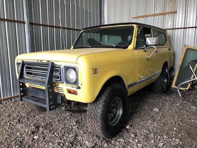 1977 INTERNATIONAL SCOUT II WITH RARE FACTORY FOUR SPEED. WINTER PROJECT, 1977 International Harvester Scout SCOUT