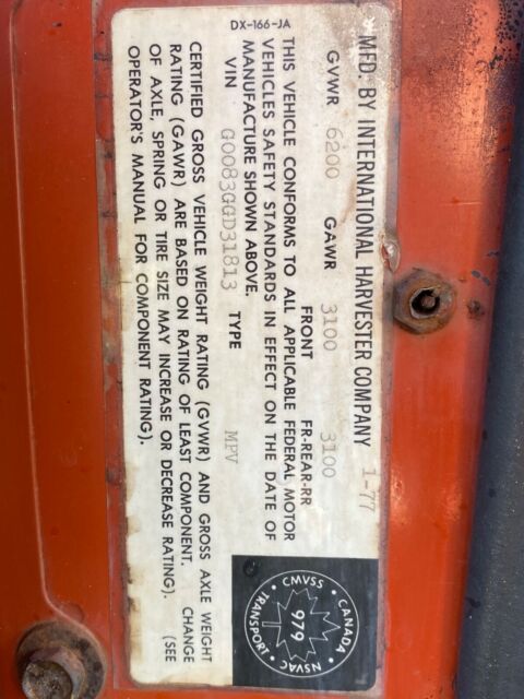 1977 International Harvester Scout - photo 6