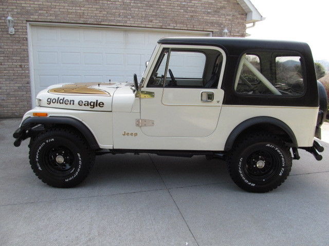 1977 jeep cj golden eagle "rare" automatic...daisy duke look alike 1977 Jeep CJ GOLDEN EAGLE