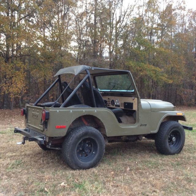 1977 Jeep CJ5 258 6 cylinder NEW TIRES winch light bar more 1977 Jeep CJ CJ 5