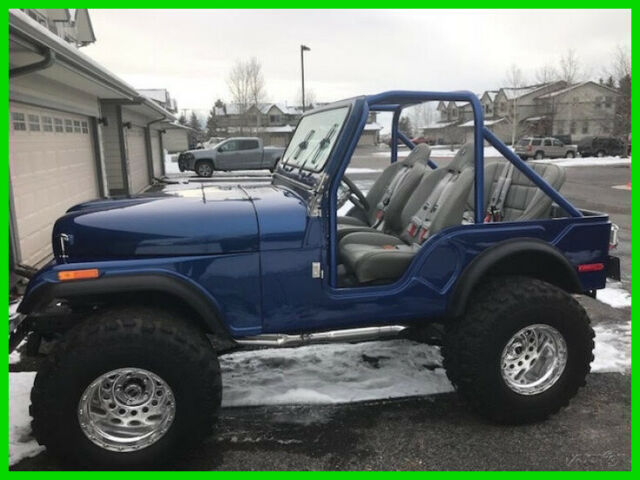 1977 Jeep CJ5 383ci Chevy Block Motor 5-Spd Automatic 4WD SUV 479 Restore Miles 1977 Jeep CJ 5