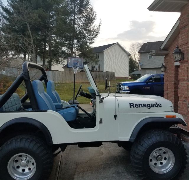 1977 Jeep CJ5 Levi Edition Fresh engine rebuild, 3spd sitting on 35’s 1977 Jeep CJ Renegade