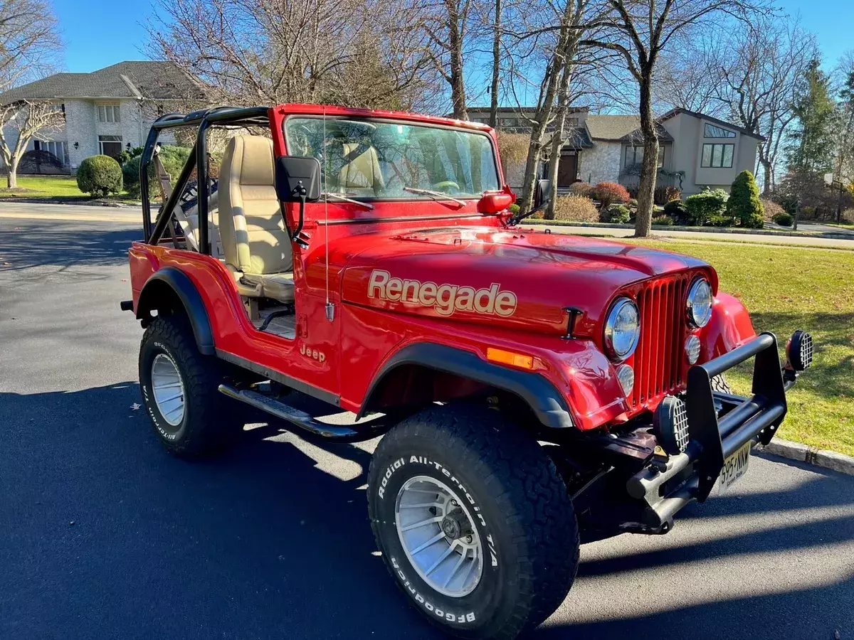 1977 Jeep CJ5 Renegade, MPFI 6 cylinder, 4 speed manual 1977 Jeep CJ