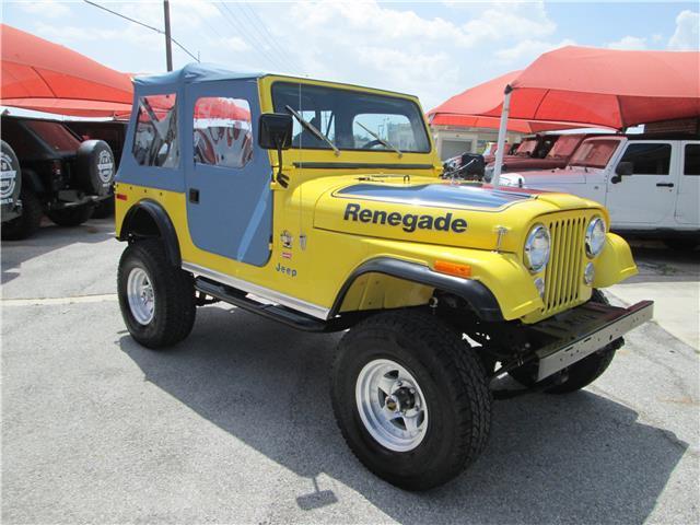 1977 Jeep CJ7 Renegade 71,475 Miles Yellow Convertible V8 Automatic 1977 Jeep CJ Renegade