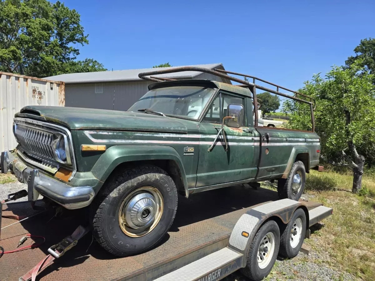 1977 Jeep J20 Truck Farm Fresh- Running Project Truck 4x4 Sm Block Chevy 1977 Jeep Other