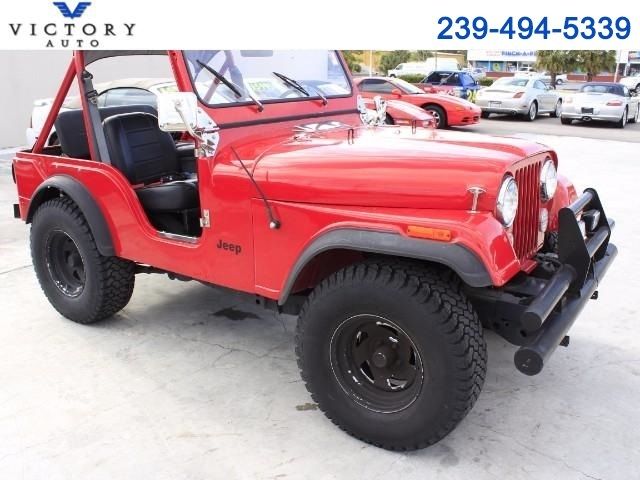 1977 Jeep Wrangler CJ5 109,181 Miles red V6 Manual 1977 Jeep Wrangler CJ5