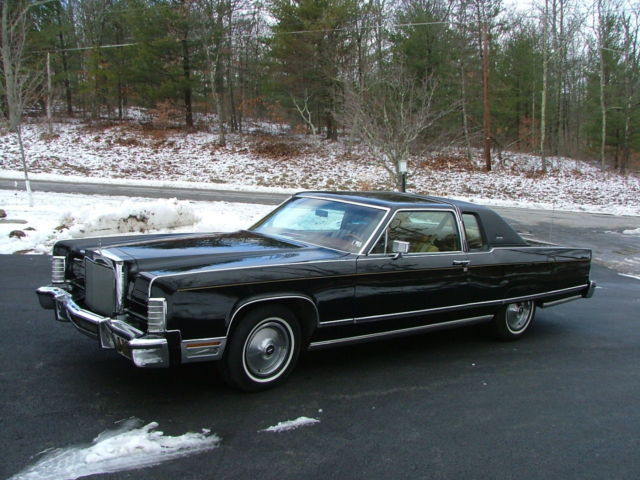 1977 Linclon, coupe, Black, 1977 Lincoln Town Coupe base coupe 2 door