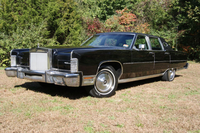 1977 LINCOLN CONTINENTAL - TRIPLE BLACK - LOW MILES - 460 BIG BLOCK - MUST SEE!! 1977 Lincoln Continental LUXURY/LEATHER