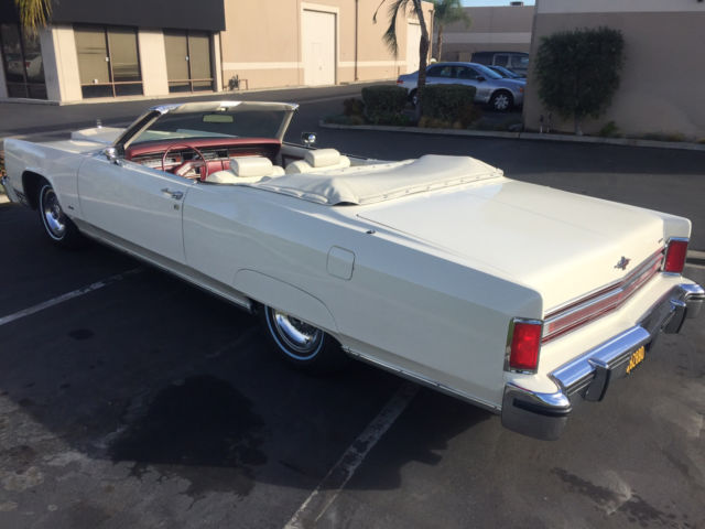 1977 Lincoln Town Coupe Convertible, Once owned by Joey Buttafuoco 1977 Lincoln Town Car