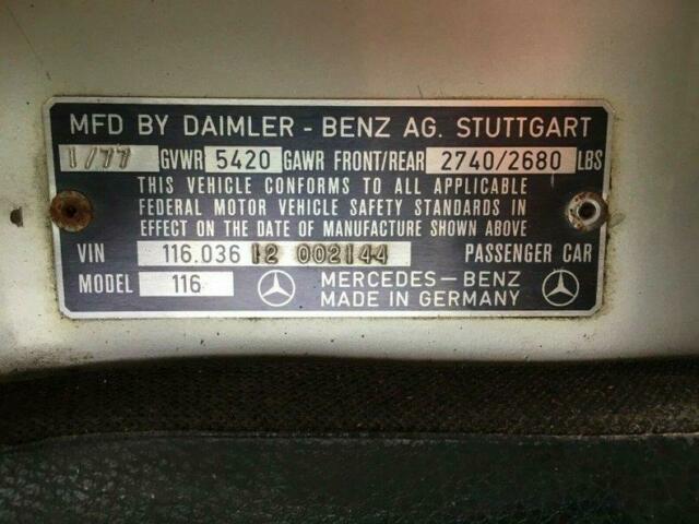 1977 Mercedes-Benz 400-Series 6.9 / 77,562 Actual Miles - photo 12