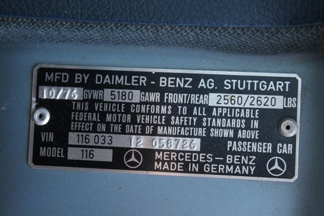 1977 Mercedes-Benz 400-Series - photo 9