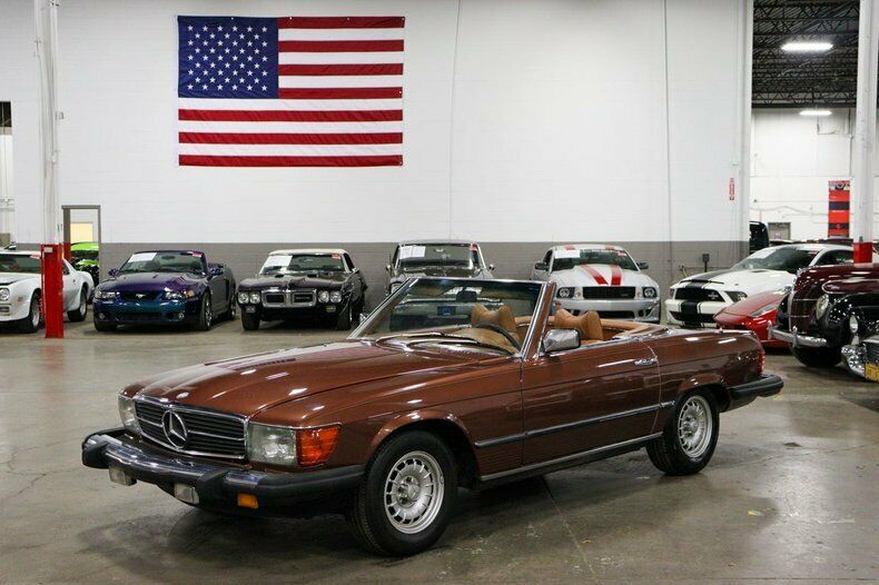 1977 Mercedes-Benz 450SL 165831 Miles Brown 4.5L V8 Automatic 1977 Mercedes-Benz SL-Class