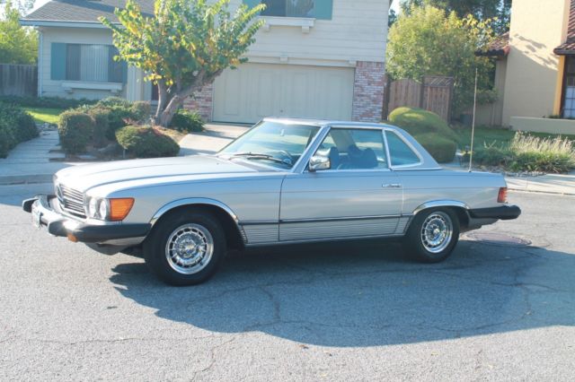 1977 Mercedes Benz 450SL, Ascot Silver, Rust Free Accident Free California Car 1977 Mercedes-Benz SL-Class 450SL