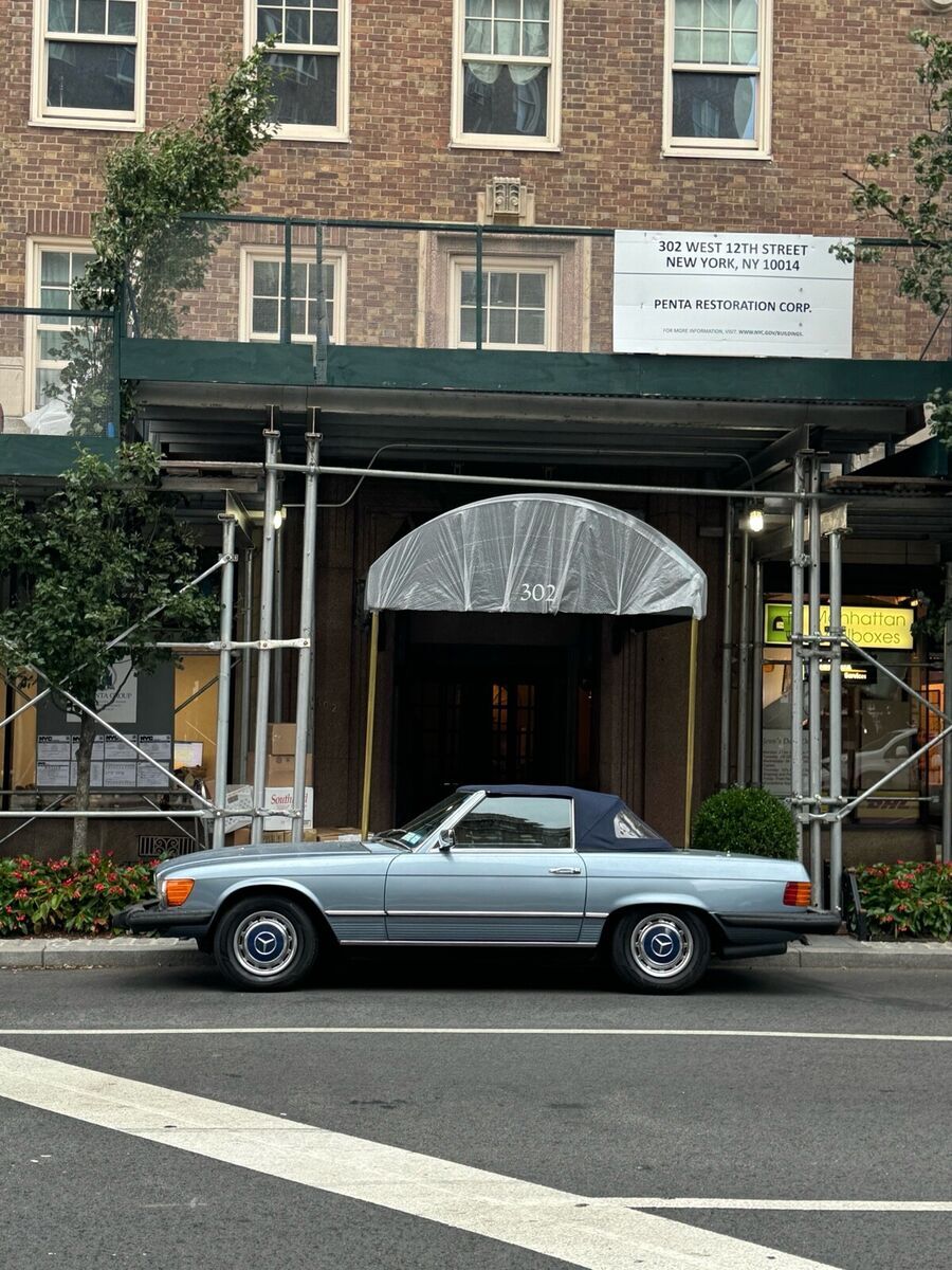 1977 Mercedes-Benz 450SL blue - photo 3