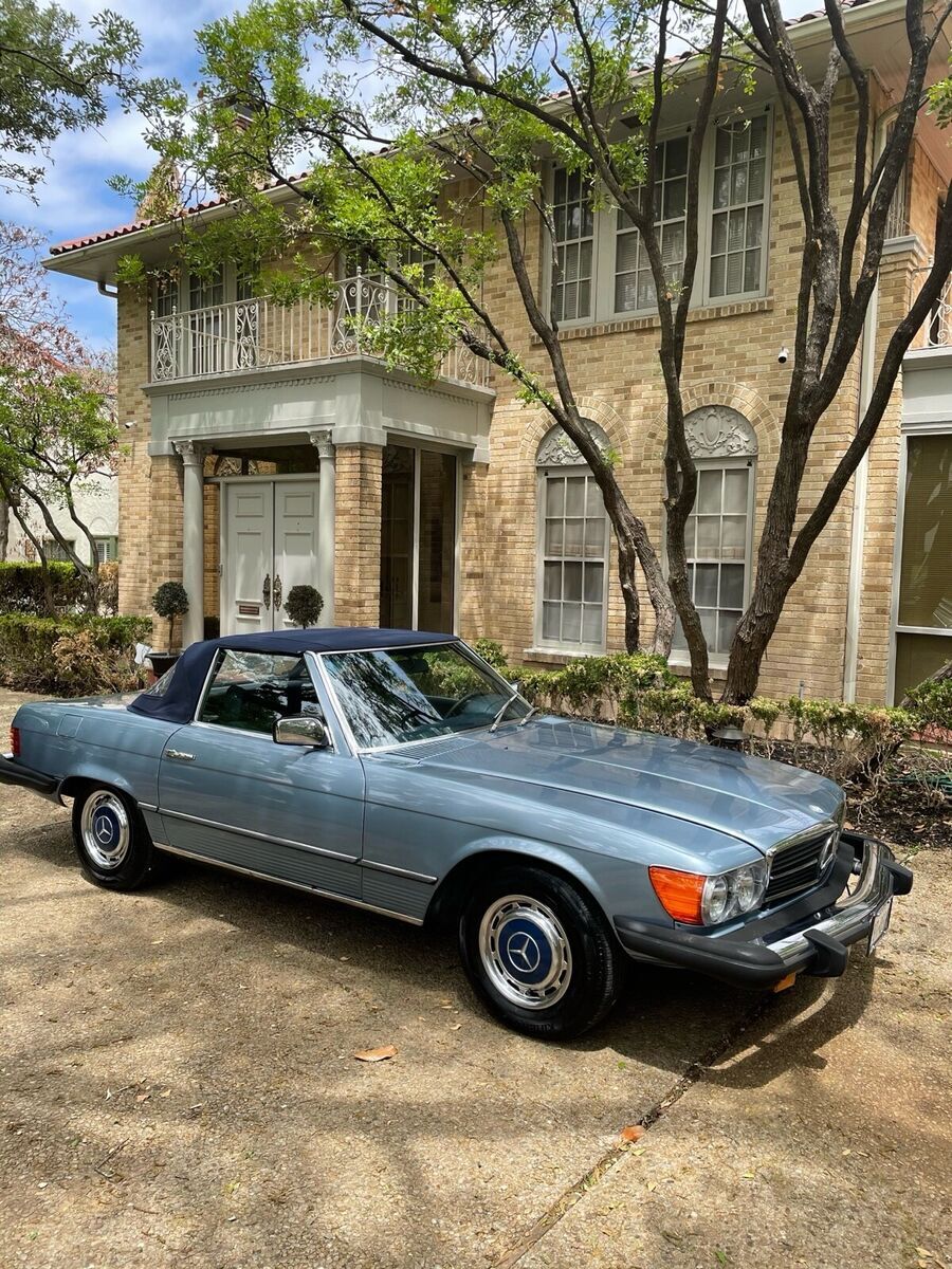 1977 Mercedes-Benz 450SL blue - photo 5