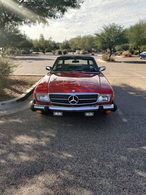 1977 Mercedes-Benz 450SL Convertible Red RWD Automatic 1977 Mercedes-Benz 450SL