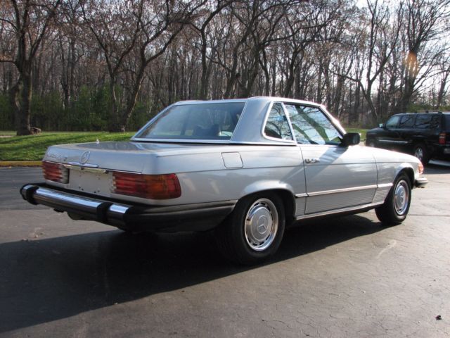 1977 Mercedes Benz 450sl*2 Tops Convrt*Low Original Miles*New paint& Top*No Resv 1977 Mercedes-Benz SL-Class Convertible