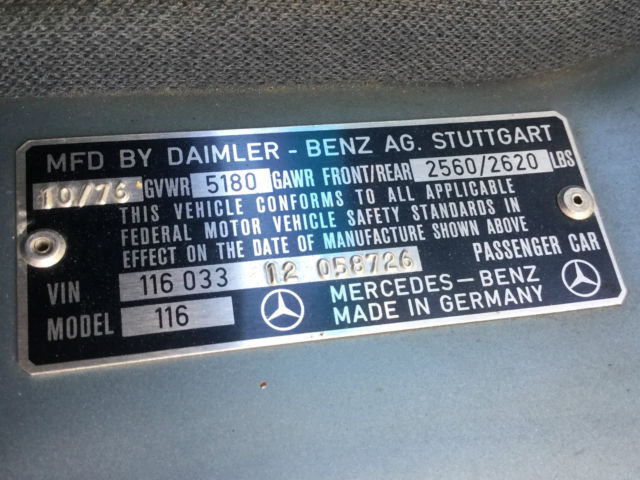 1977 Mercedes-Benz 400-Series 450 SEL - photo 8