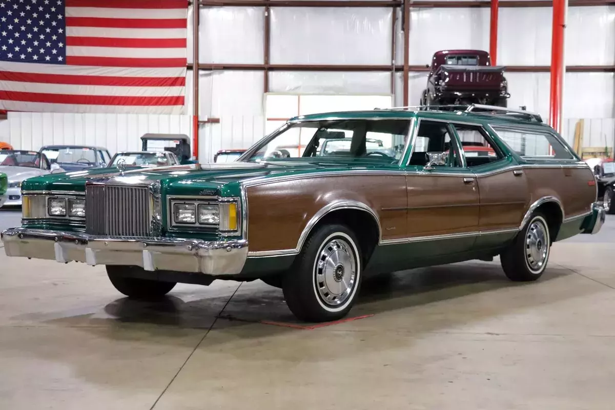 1977 Mercury Cougar Villager Wagon 80460 Miles Green Sedan V8 1977 Mercury Cougar Villager Wagon
