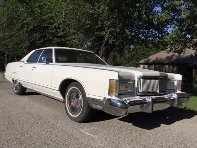 1977 Mercury Grand Marquis snow white fully loaded low miles one owner garage 1977 Mercury Grand Marquis grand