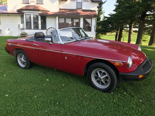 1977 MG B SOFT TOP 1977 MG MGB