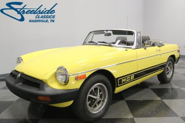 1977 MG MGB 62021 Miles Yellow Convertible 1800 CC 4 Speed Manual 1977 MG MGB --