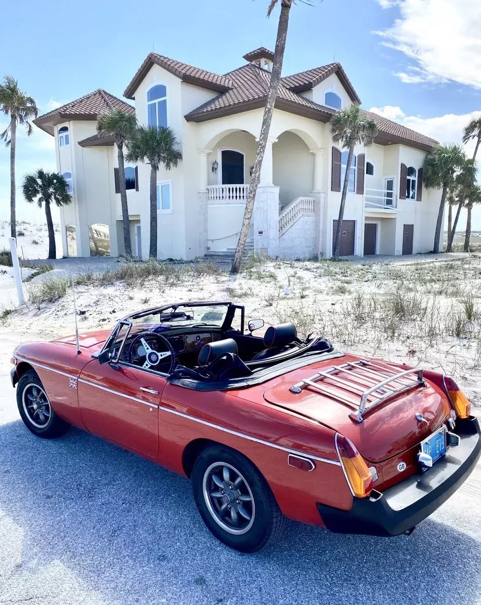 1977 MG MGB Convertible Red 1977 MG MGB