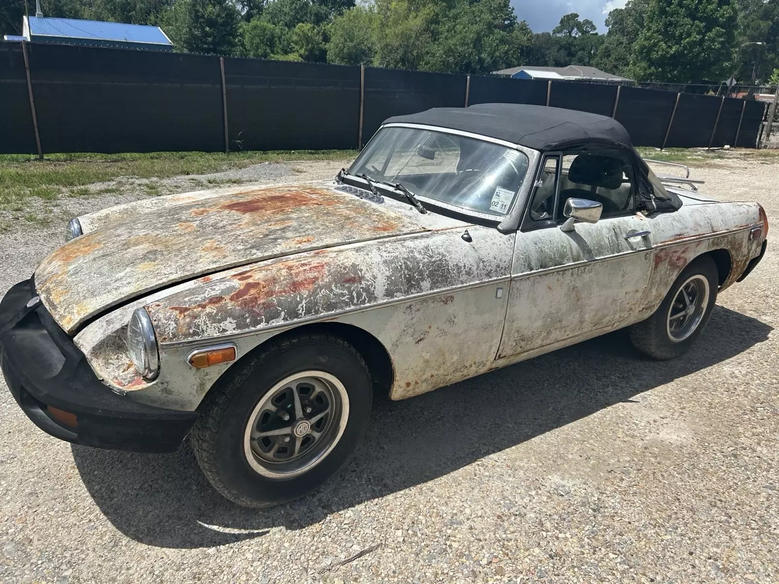1977 MG MGB Convertible White 1977 MG MGB