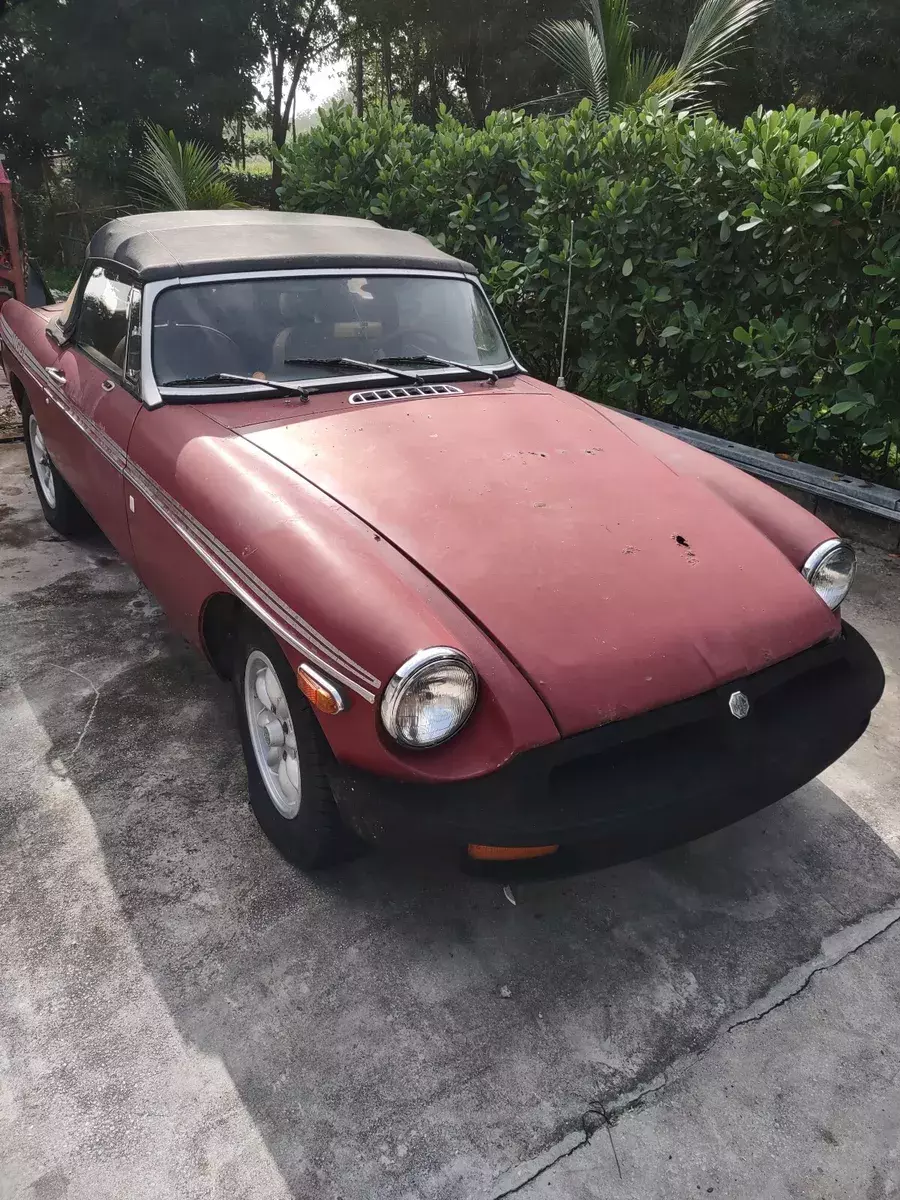 1977 MG TC Roadster Red 77 MGB Roadster 1977 MG TC Roadster 77 MGB Roadster