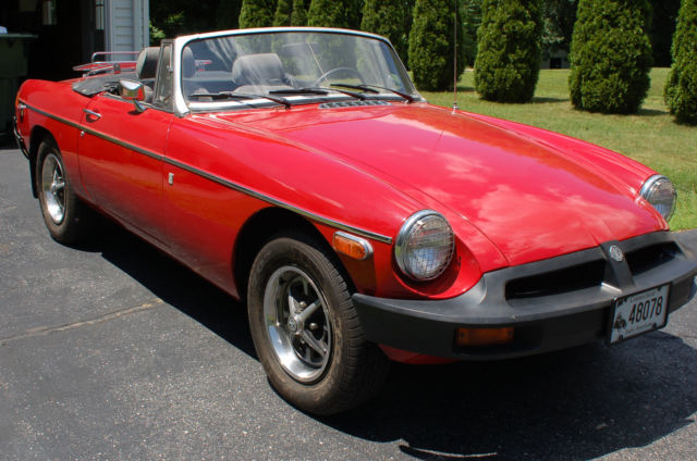 1977 mgb british convertible sports car 1977 MG MGB convertible