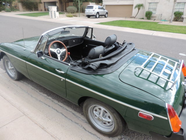 1977 MGB, British Racing Green, 57k Original Miles, Classic Rust Free MGB 1977 MG MGB