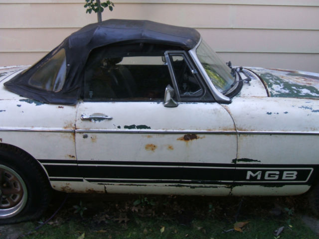 1977 MGB Convertible For Restoration, Solid, Complete Car 1977 MG MGB