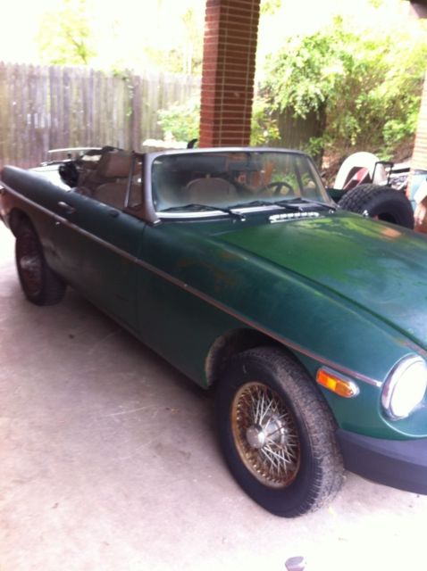 1977 MGB MG TOURER ROADSTER (RESTORATION PROJECT) 1977 MG MGB ROADSTER