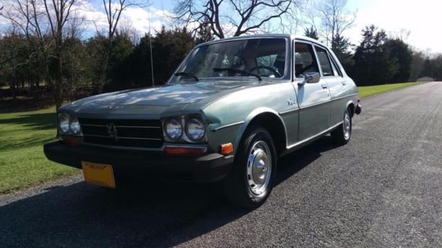 1977 Peugeot 504 Sedan Gas Auto 48,000 Original miles Time Capsule NO RESERVE 1977 Peugeot 504 Sedan