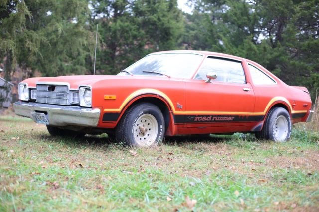 1977 Plymouth Volare Road Runner factory orange white interior 19770000 Plymouth Volare Road Runner
