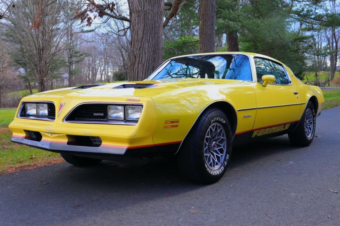 1977 PONTIAC FIREBIRD FORMULA GOLDEN ROD YELLOW- W50 PACKAGE- LOW MILES- ORIGNAL 1977 Pontiac Firebird