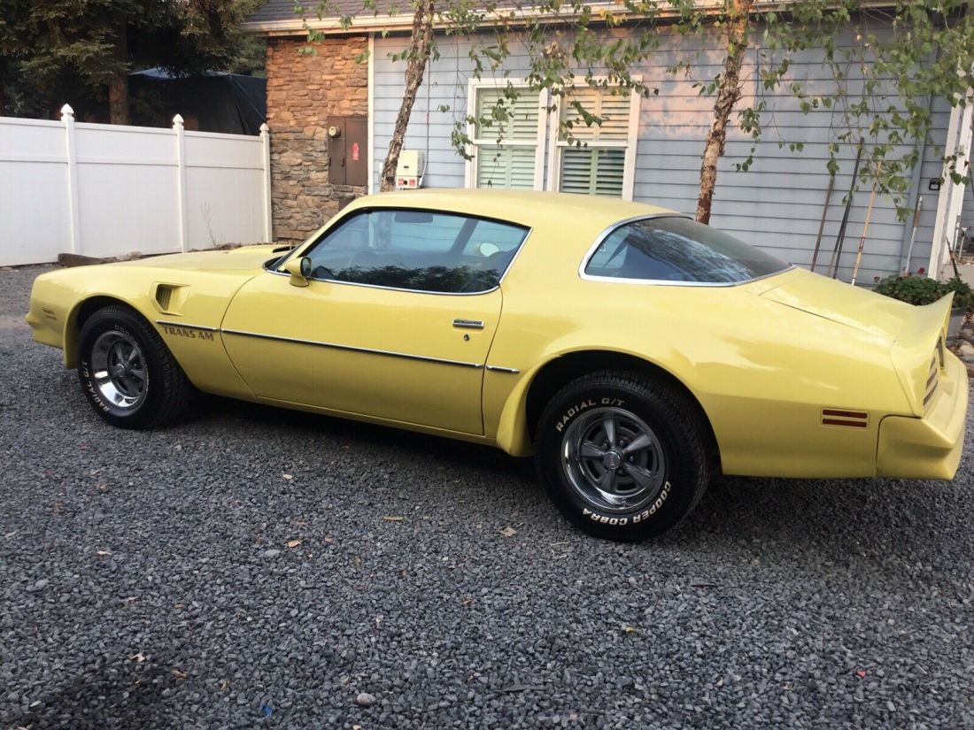 1977 Pontiac Firebird Trans Am Coupe Yellow RWD Automatic Trans am 1977 Pontiac Firebird Trans Am Trans am