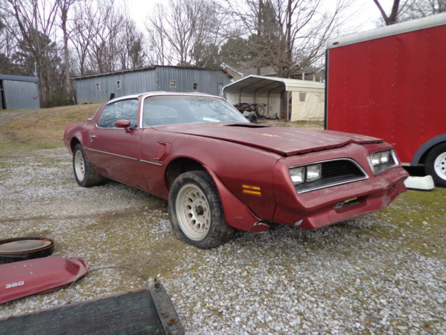 1977 PONTIAC TRANS AM T TOP ORIG. BROWN NEEDS RESTORING 1977 Pontiac Trans Am
