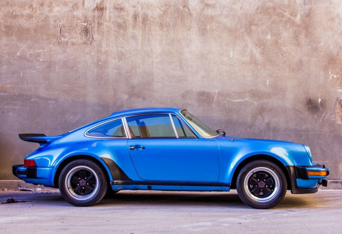 1977 Porsche 911 930 Turbo Carrera Minerva Blue Matching Numbers 1977 Porsche 930