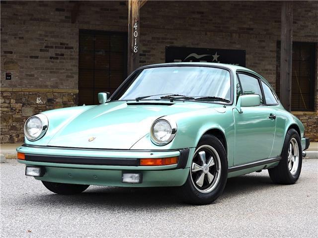 1977 Porsche 911 S Ice Green Coupe 2.7L Manual Rare Olive Green Interior 1977 Porsche 911 S --